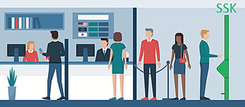 Warteschlangen Management bei Behördengängen