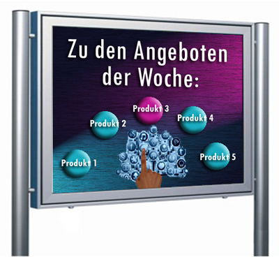 digitaler schaukasten public fw