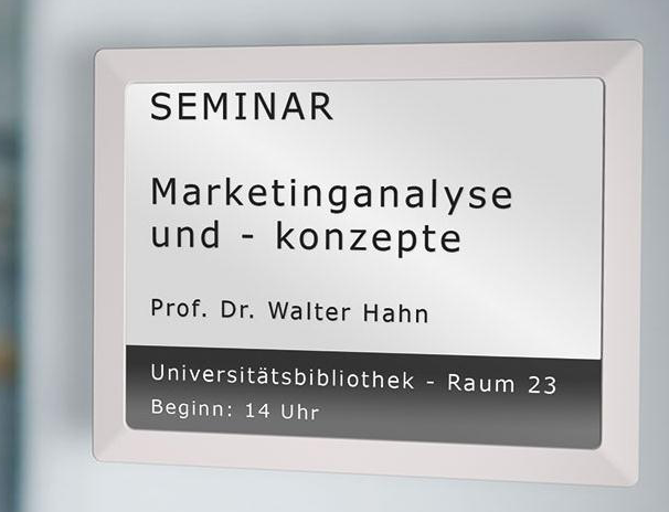 e.Paper Türschild e.Paper Türschild