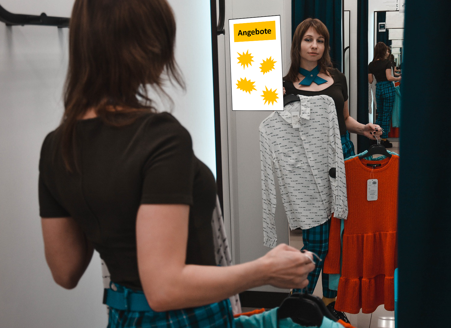 Shop Mirror Display